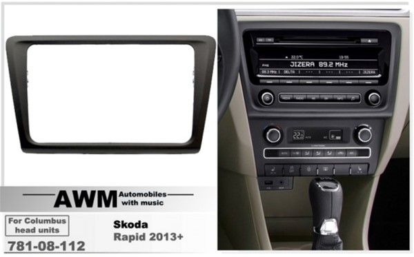 Перехідна рамка AWM 781-08-112 Skoda Rapid 2013+