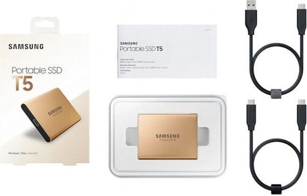 SSD-накопичувач Samsung T5 Gold 500 GB (MU-PA500G/WW)