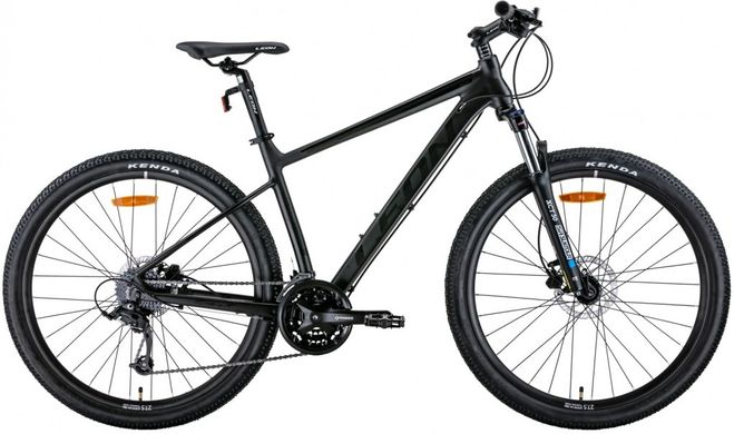 Велосипед 27.5" Leon XC-80 AM Hydraulic lock out HDD 2022 серый с черным (OPS-LN-27.5-150)