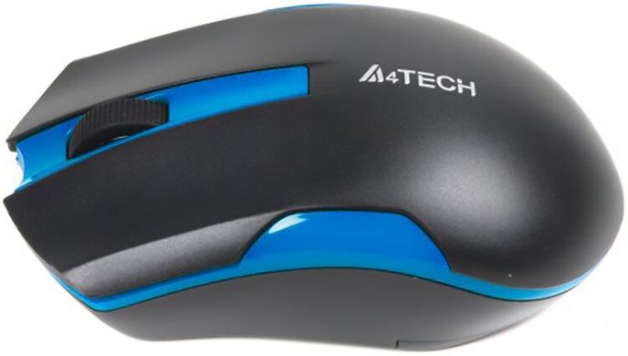 Миша A4Tech G3-200N Black/Blue USB V-Track