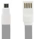 Кабель USB Gelius Gold Edition Flat MicroUSB Grey