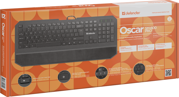 Клавіатура Defender Oscar SM-600 Pro (45602)