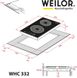 Варильна поверхня Weilor WHC 332 BLACK