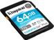 Карта пам'яті Kingston SDXC 64GB Canvas Go! Plus Class 10 UHS-I U3 V30 (SDG3/64GB)