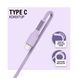Кабель ACCLAB AL-CBCOLOR-T1PP USB to Type-C 1,2м (Violet)