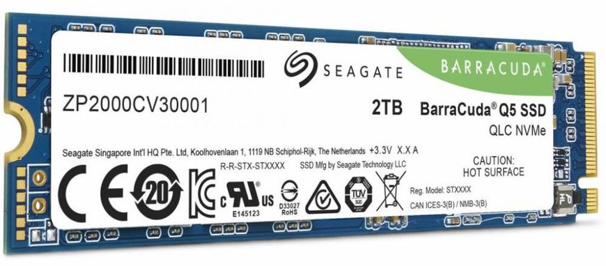 SSD накопитель Seagate Barracuda Q5 2TB (ZP2000CV3A001)