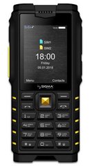 Телефон-рация Sigma mobile X-TREME DZ68 Black-Yellow