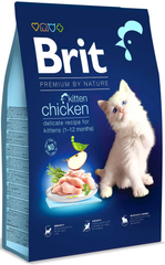 Сухий корм для кошенят Brit Premium by Nature Cat Kitten з куркою, 8 кг (171866)