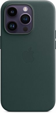 Чехол Apple для iPhone 14 Pro Max Leather Case with MagSafe Forest Green (MPPN3ZE/A)