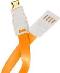 Кабель USB Gelius Gold Edition Flat MicroUSB Orange