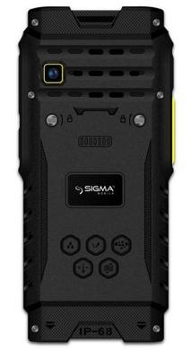 Телефон-рація Sigma mobile X-TREME DZ68 Black-Yellow