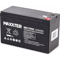 Аккумуляторная батарея Maxxter 12В 9Ач (MBAT-12V9AH)