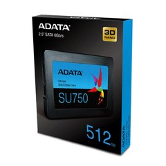 SSD-накопичувач 2.5" ADATA  512GB SU750 SATA 3D TLCASU750SS-512GT-C
