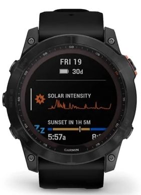 Смарт-часы Garmin Fenix 7X Solar Slate Gray with Black Band (010-02541-00)