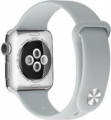 Ремінець UWatch Silicone Strap for Apple Watch 38/40 mm Soft White