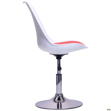 Барний стілець AMF Aster Chrome Білий/Червоний (515535)