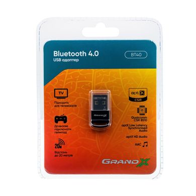 Bluetooth адаптер Grand-X BT40 aptX