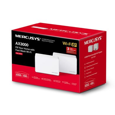 Wi-Fi роутер Mercusys Halo H80X(2-pack)