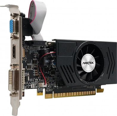 Видеокарта Arktek PCI-Ex GeForce GT 730 LP 2GB DDR3 (128bit) (902/1333) (VGA, DVI, HDMI) (AKN730D3S2GL1)