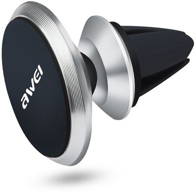 Тримач Awei X5 Air Vent Magnet 360 Degree Rotate Car Mount Holder Silver