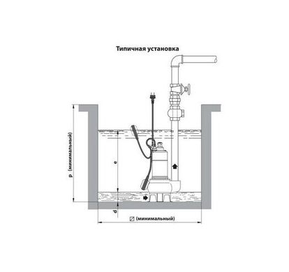 Занурювальний дренажний насос Aquatica V1300DF (773332)