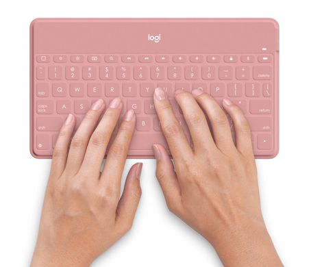 Клавіатура компактна Logitech Keys-To-Go Pink (920-010122)