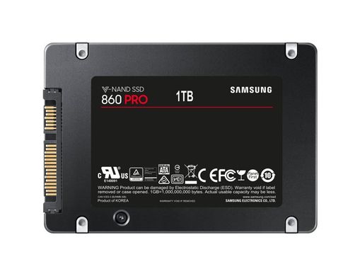 SSD-накопитель 2.5" Samsung 860 PRO 1TB SATA V-NAND 3D MLCMZ-76P1T0BW