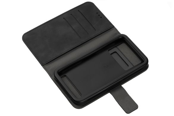 Чехол 2Е для смартфонів 6-6.5`` (< 160*80*10 мм) SILK TOUCH Smoky Black (2E-UNI-6-6.5-HDST-SBK)
