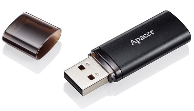 Флешка Apacer USB 3.1 AH25B 32Gb Black (AP32GAH25BB-1)