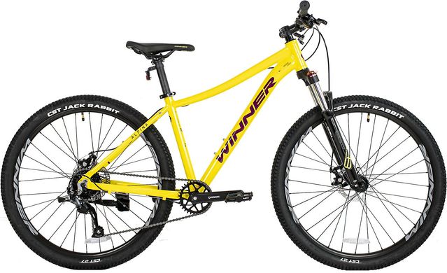 Велосипед Winner 27,5" ALPINA  16.5" жовтий (22-265)