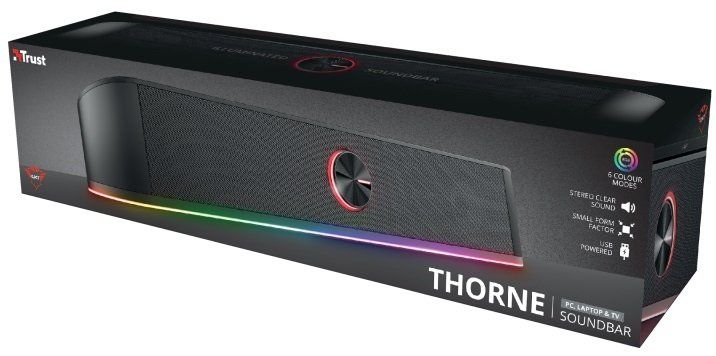 Акустична система GXT 619 Thorne RGB Illuminated Soundbar BLACK (24007_TRUST)