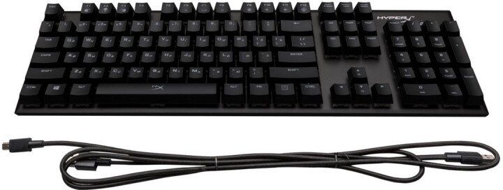 Клавіатура HyperX FPS RGB Kailh Silver Speed (HX-KB1SS2-RU)