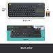 Клавіатура Logitech Touch K400 Plus UA Black (920-007145)