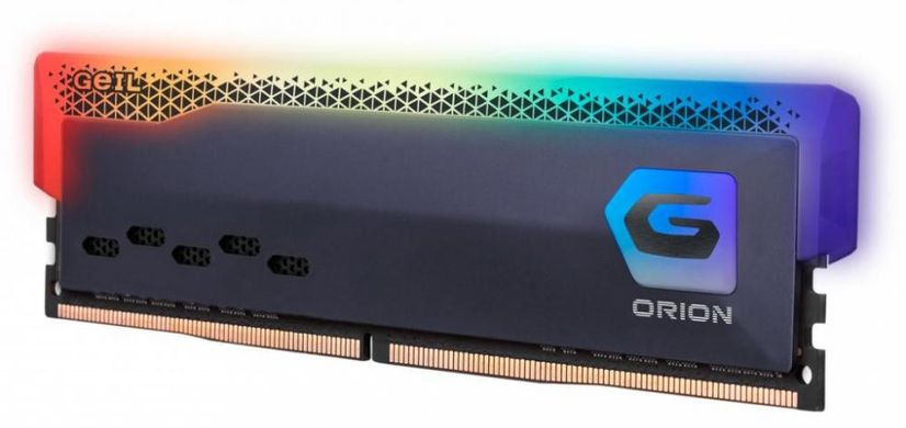 Оперативна пам'ять Geil 16 GB DDR4 3200 MHz Orion RGB Titanium Gray (GOSG416GB3200C16BDC)