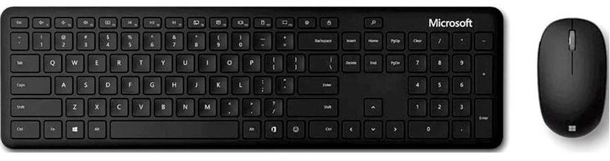 Комплект (Клавіатура + миша) Microsoft Atom Desktop Bluetooth Black (QHG-00011)