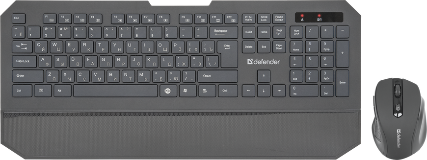Комплект (клавіатура, мишка) Defender Berkeley C-925 Wireless kit Black (45925)
