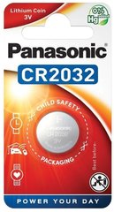 Батарейка Panasonic CR 2032 BLI 1 Lithium (CR-2032EL/1B)