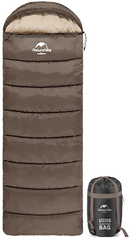 Спальний мішок з капюшоном Naturehike U150 NH20MSD07 (11°C) правий коричневий (6927595764381-R)