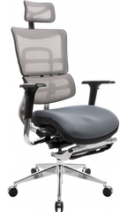 Офисное кресло GT Racer X-802L Bright Grey (W-20, B-40)