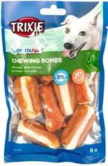 Ласощі для собак Trixie Кістка для чищення зубів Denta Fun 5 см, 120 г / 8 шт. (курка)