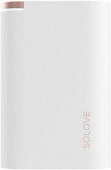 Універсальна мобільна батарея Solove AirS 8000mAh External Power Bank Normal edition White
