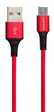 Кабель Borofone BX20 USB to iP 2A 1m Red (BX20LR)