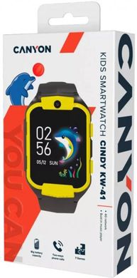Детские смарт-часы Canyon Cindy KW-41 Yellow Black (CNE-KW41YB)