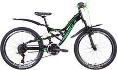 Велосипед 24" Formula Atlas 2021 (черно-зеленый с серым) (OPS-FR-24-256)