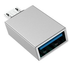 Перехідник Borofone BV2 OTG Micro-USB Silver