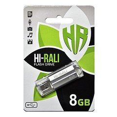Флешка Hi-Rali USB 8GB Corsair Series Silver (HI-8GBCORSL)