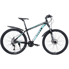Велосипед Titan Germes 29"20" черный-бирюза (29TWA21-003623)