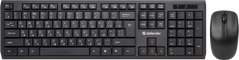 Комплект (клавіатура, мишка) Defender Harvard C-945 KIT Black (45945)