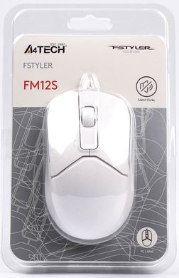 Миша A4Tech Fstyler FM12S (White)