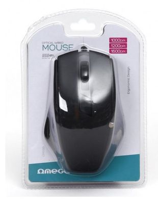 Миша Omega OM-08 USB Black (OM08B)